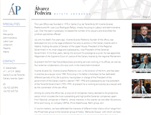 Tablet Screenshot of bufetealvarezpedreira.com